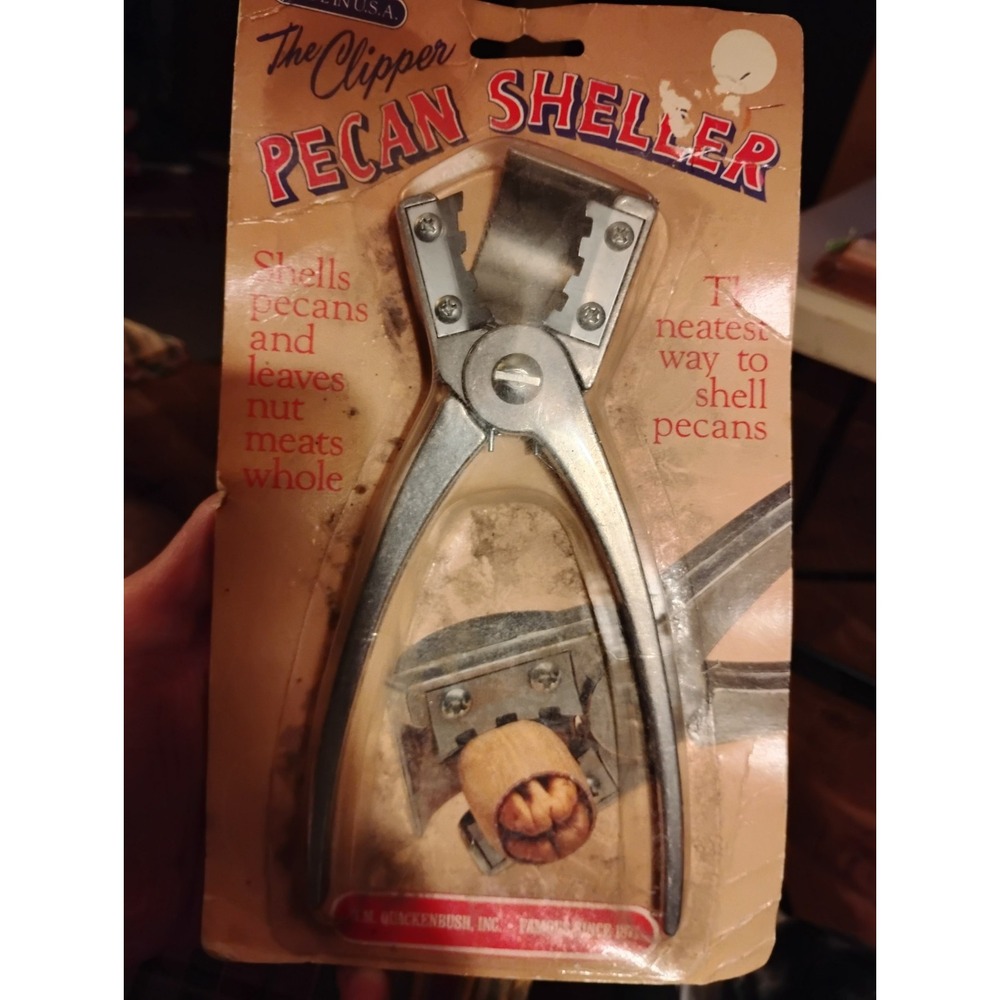The Clipper Pecan Sheller manufactured by H M Quackenbush Inc in USA